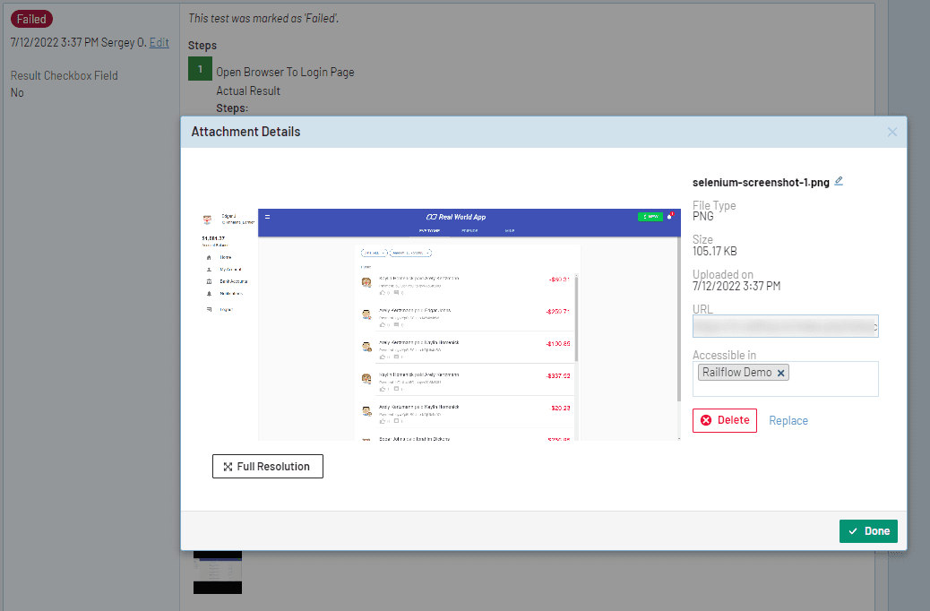 Alt Test results in TestRail